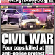 Friday's New York Post framed Thursday night’s demonstration in Dallas, a response to two high-profile police shootings of black men killed in recent days, as an “anti-police protest.”